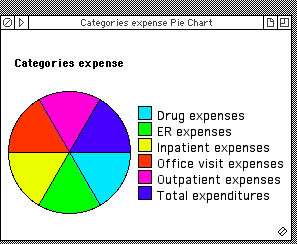 Expense color coding